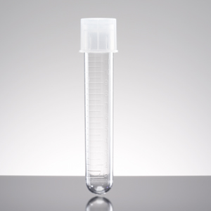 流式细胞管, 14ml 圆底试管/摇菌管 , 1400RCF级17X100MM聚苯乙稀 锁扣帽 1个/包 500/箱