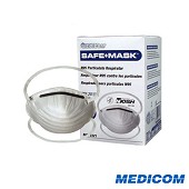 Safe+Mask N95口罩，Niosh认证，杯罩式；包装：20只/盒；
