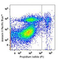 Pacific Blue™ Annexin V Apoptosis Detection Kit with PI