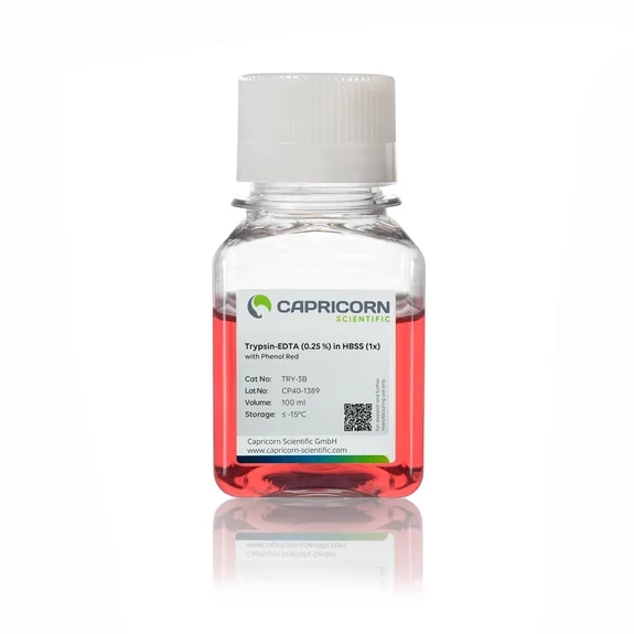 胰酶Trypsin-EDTA (0.25 %) in HBSS (1x), with phenol red