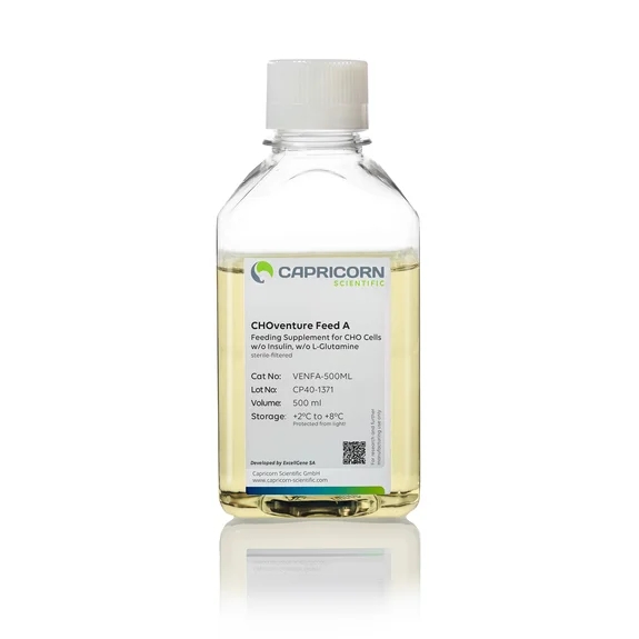 CHOventure Feed A, Feeding Supplement for CHO cells, 中国仓鼠卵巢细胞添加剂A不含胰岛素，不含L-谷氨酰胺w/o Insulin, w/o L-Gl