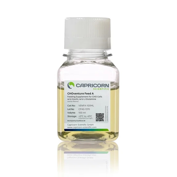 CHOventure Feed A, Feeding Supplement for CHO cells, 中国仓鼠卵巢细胞添加剂A不含胰岛素，不含L-谷氨酰胺w/o Insulin, w/o L-Gl