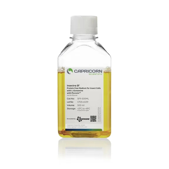 Insectra SfProtein-free Medium 无蛋白昆虫细胞无血清培养基Sf9、Sf21和High Five™ for Insect Cells, with L-Glutamine,