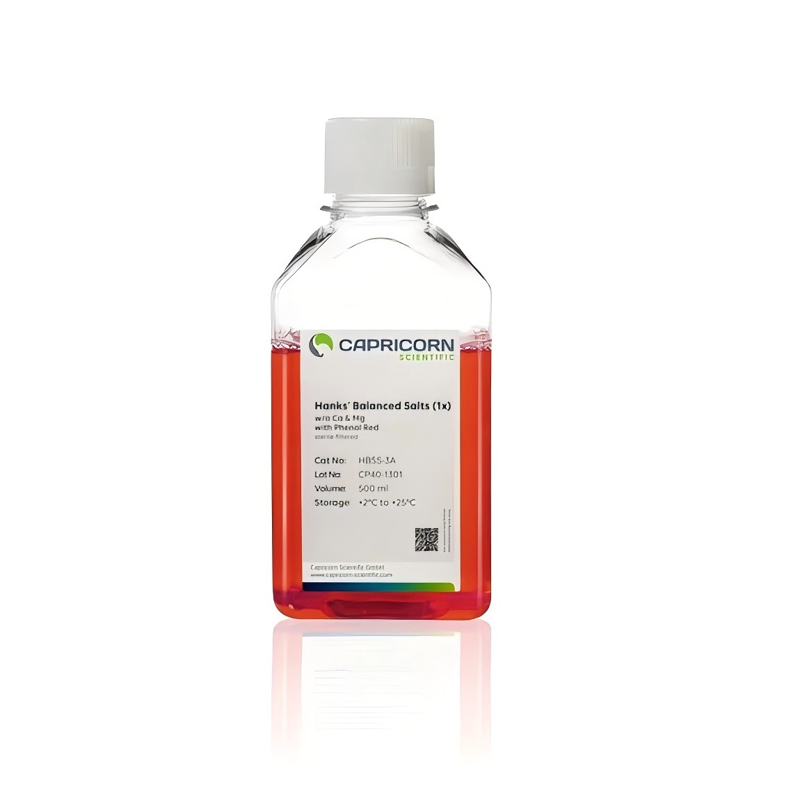 Hanks’ Balanced Salts, w/o Ca & Mg, with Phenol Red